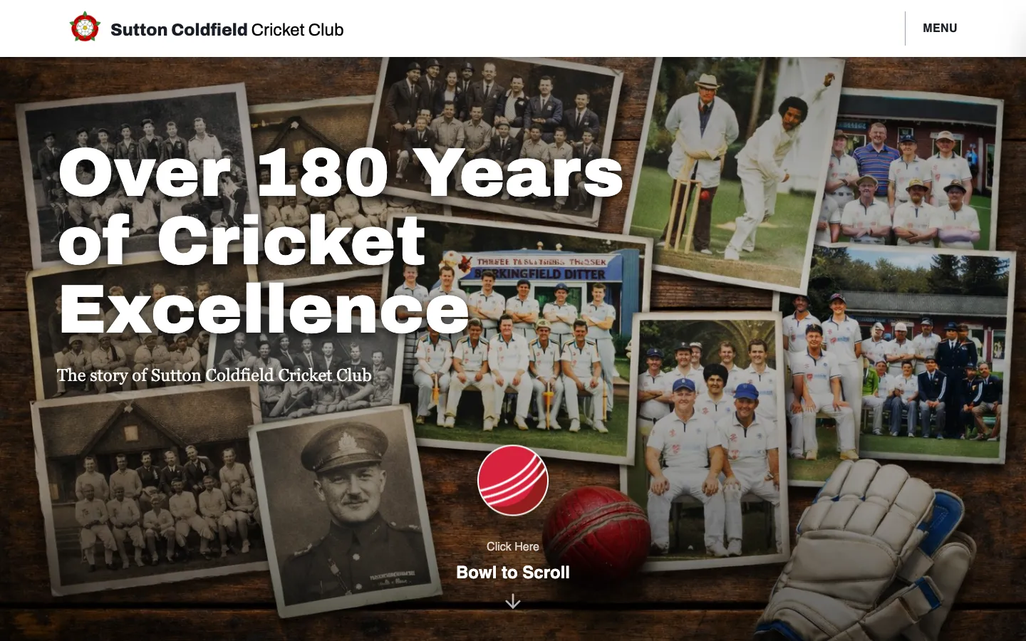 Sutton Coldfield Cricket Club history website