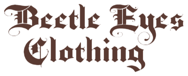 Beetle Eyes Clothing blackletter logo