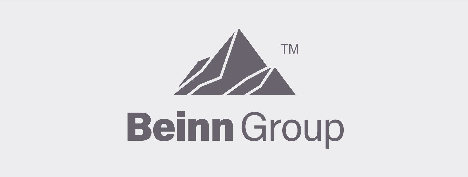 Early logo concept with a mountain